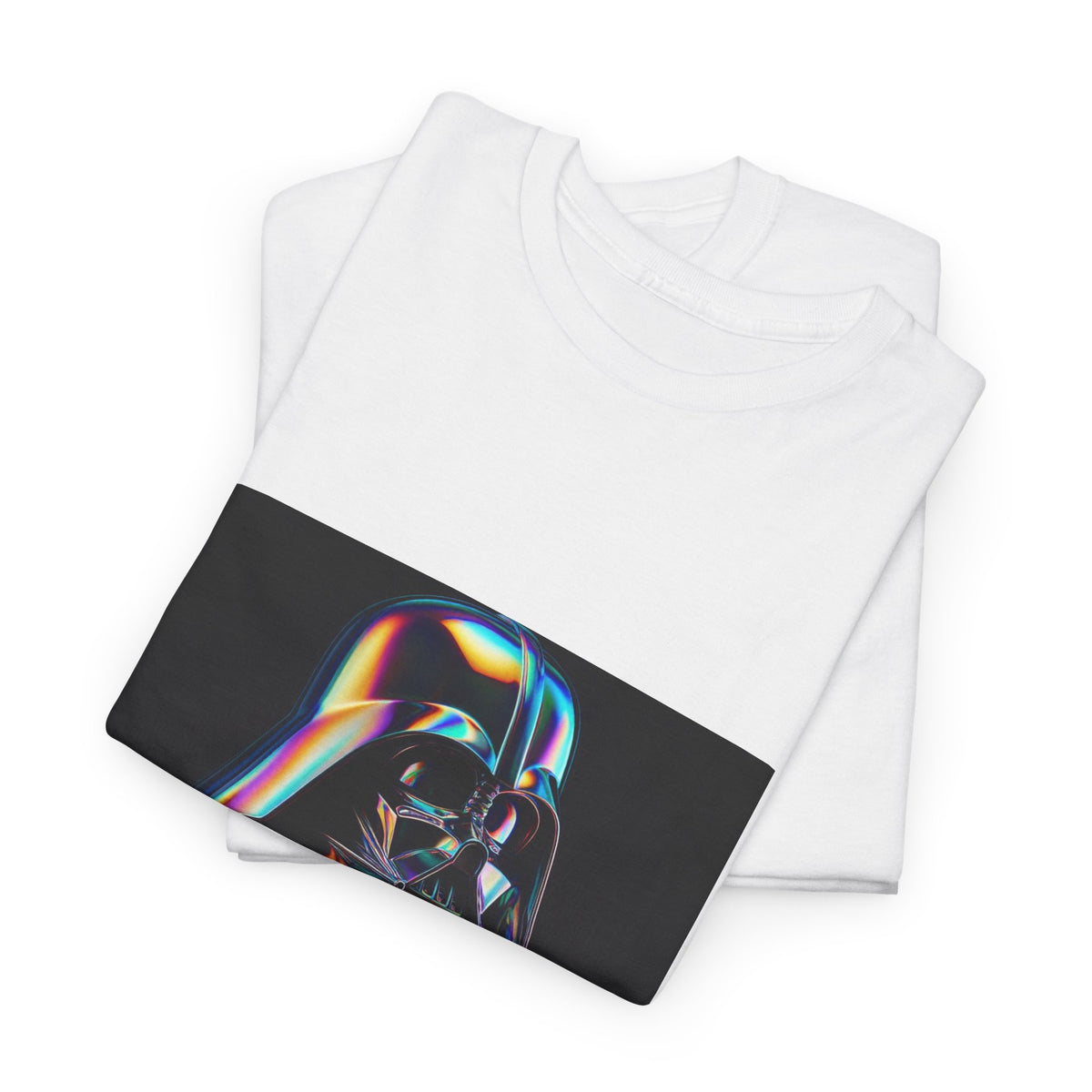 Holographic Dark Lord Vaporwave Icon Tee