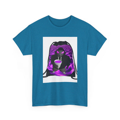 Spider-Hoodie Character Sipping Purple Drank Tee