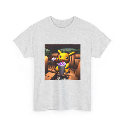 Pikachu Pouring Lean In Car Tee