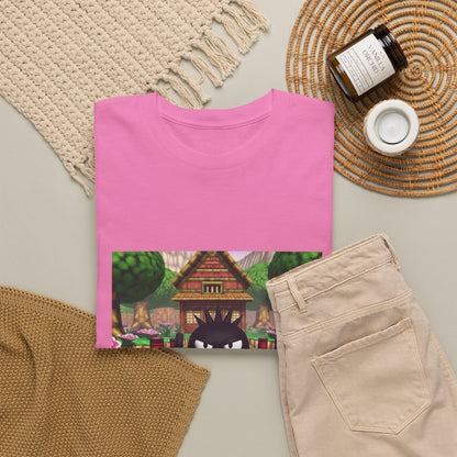 Grumpy Black Bird Flipping Off Tee