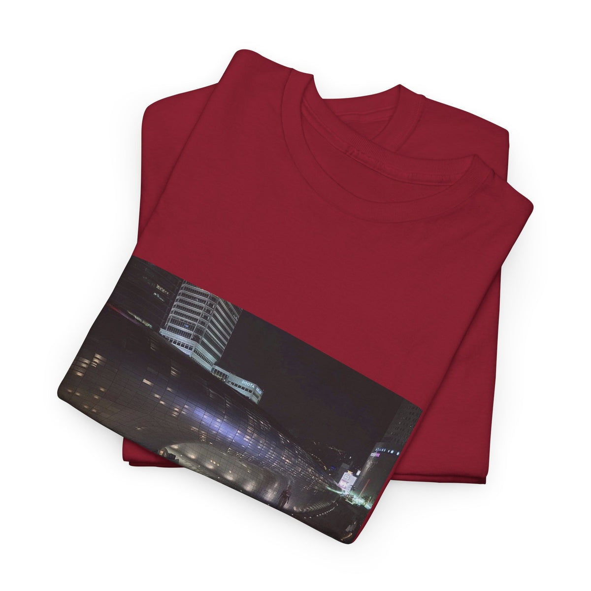 Space Station Floating Above Earth Tee
