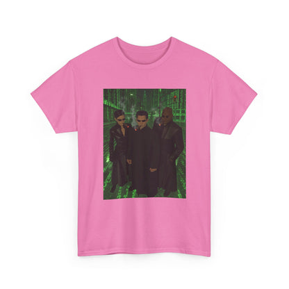 Neo, Trinity, Morpheus Smoking In The Matrix