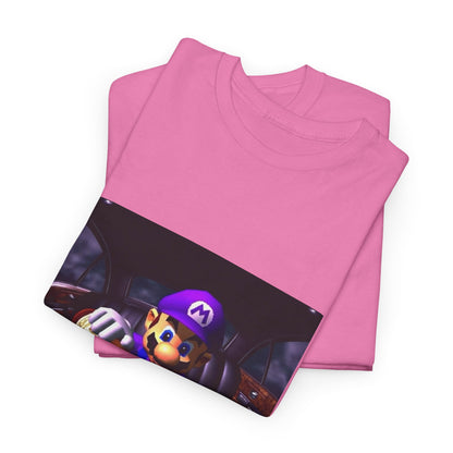 Waluigi Pouring Purple Drank In Limo Tee