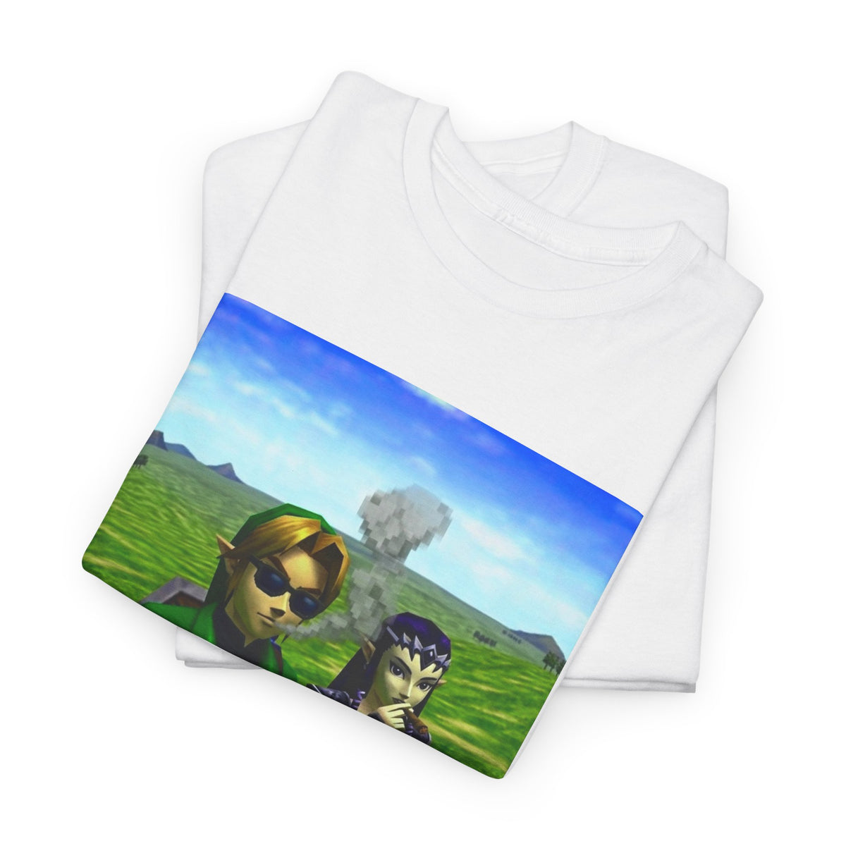 Link and Dark Zelda Blazing Hyrule Field