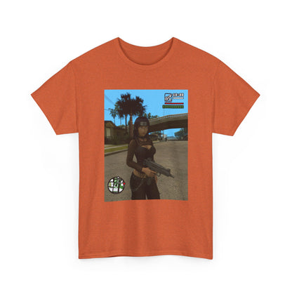 Anime Assassin Girl Holding Gun Tee