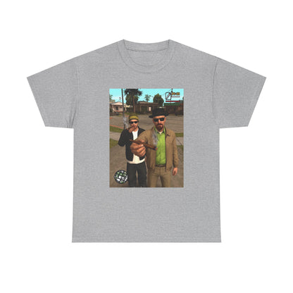 Heisenberg And Jesse Breaking Bad Grand Theft Auto Blunts Tee