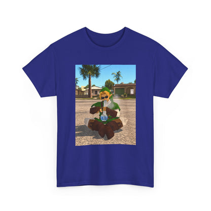 Stoner Link Taking A Bong Hit Tee