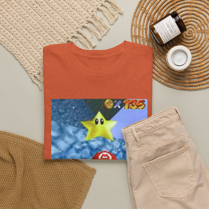 Mario Flips The Bird In Icy World Tee