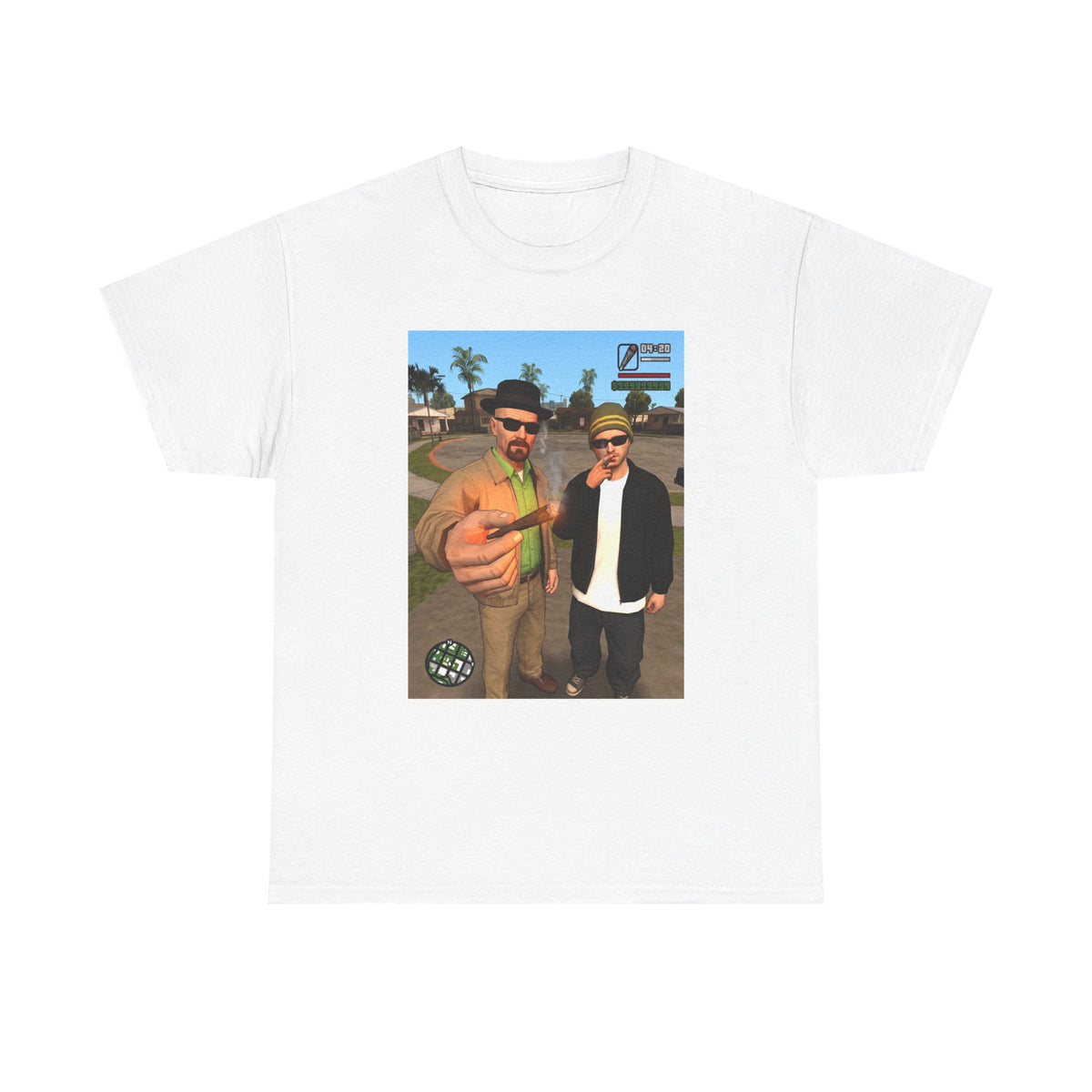 Walter And Jesse Smoking In San Andreas (Design 2)