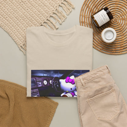Hello Kitty Pours Lean In Car Tee