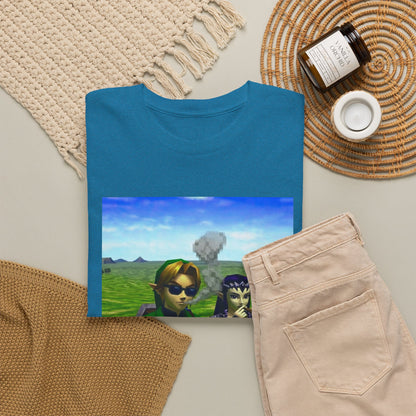 Link and Dark Zelda Blazing Hyrule Field