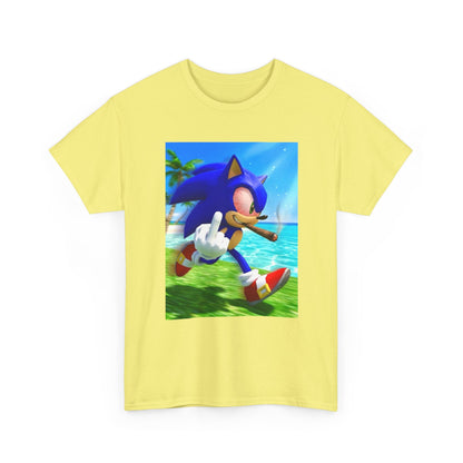 Stoned Sonic Giving The Finger Tee