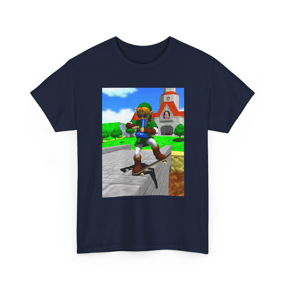 Stoner Link On Skateboard With Ocarina Bong