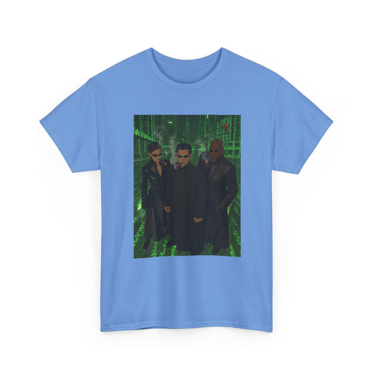 Neo, Trinity, Morpheus Smoking In The Matrix