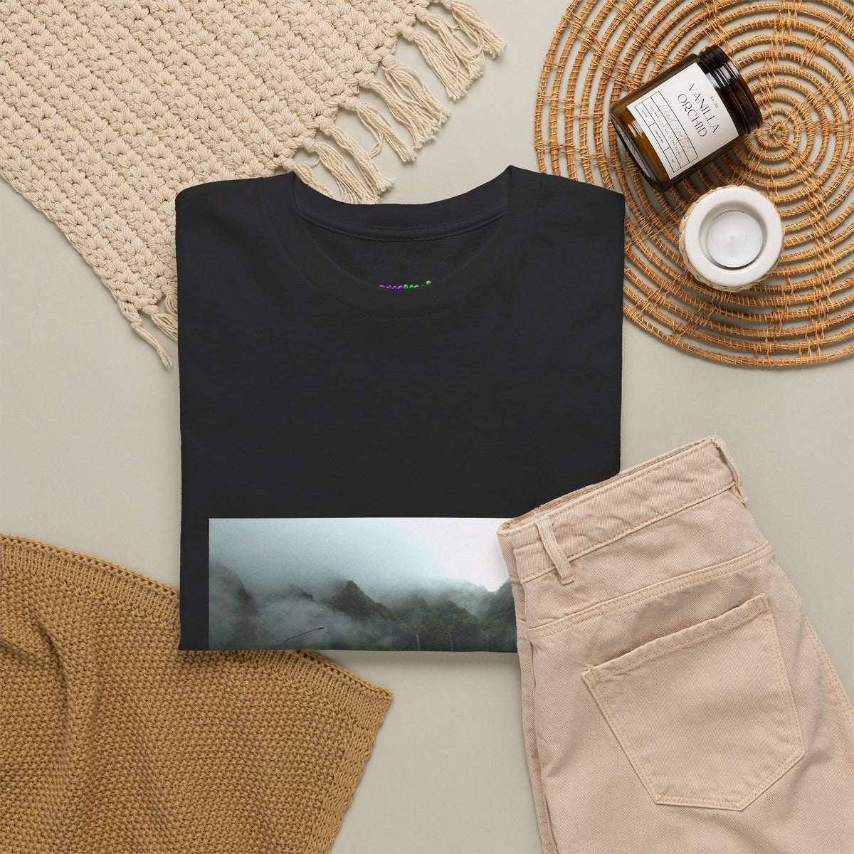 Midnight Ember Echo Graphic Tee