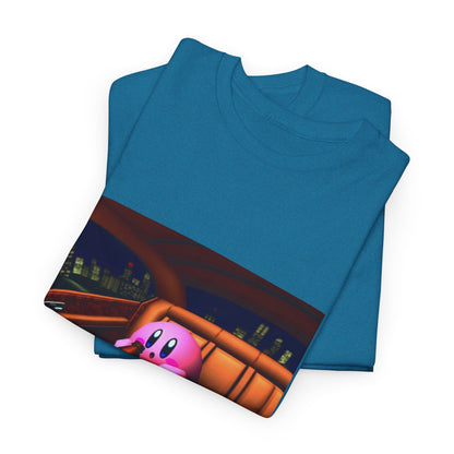 Kirby Sipping Lean In The Car Tee