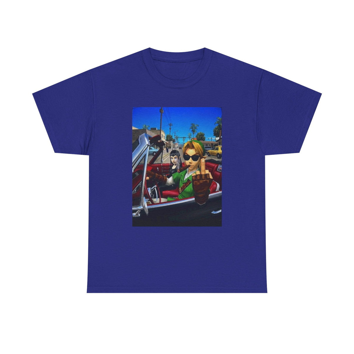 Link Flipping The Bird In Convertible Tee