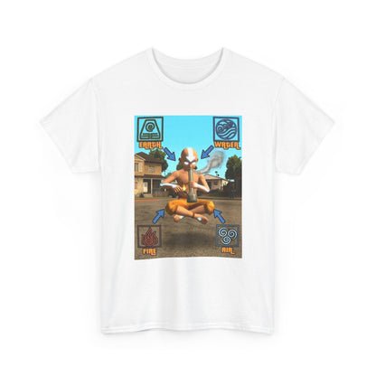 Bender Aang Meditating with Bong Tee