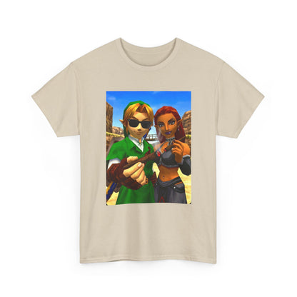Link And Gerudo Blazing Out West Tee