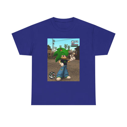Stoned Green Hedgehog Blazing In Grove Street