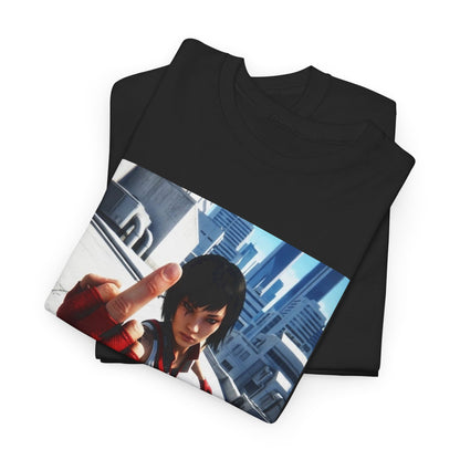Faith Connors Flipping The Bird Rooftop Tee