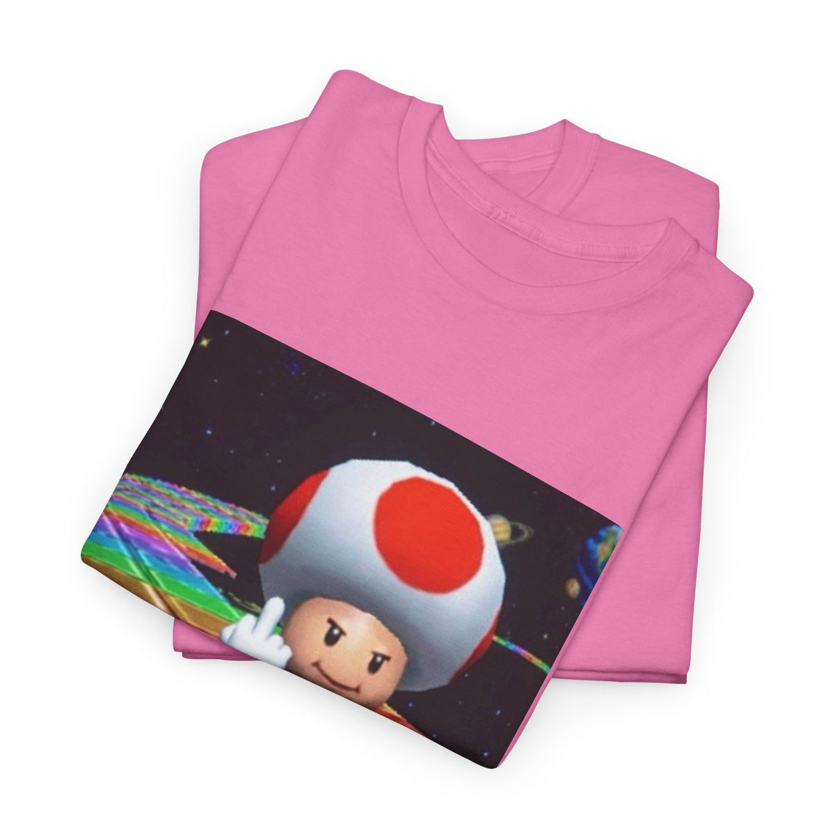 Toad Flipping The Bird On Rainbow Road