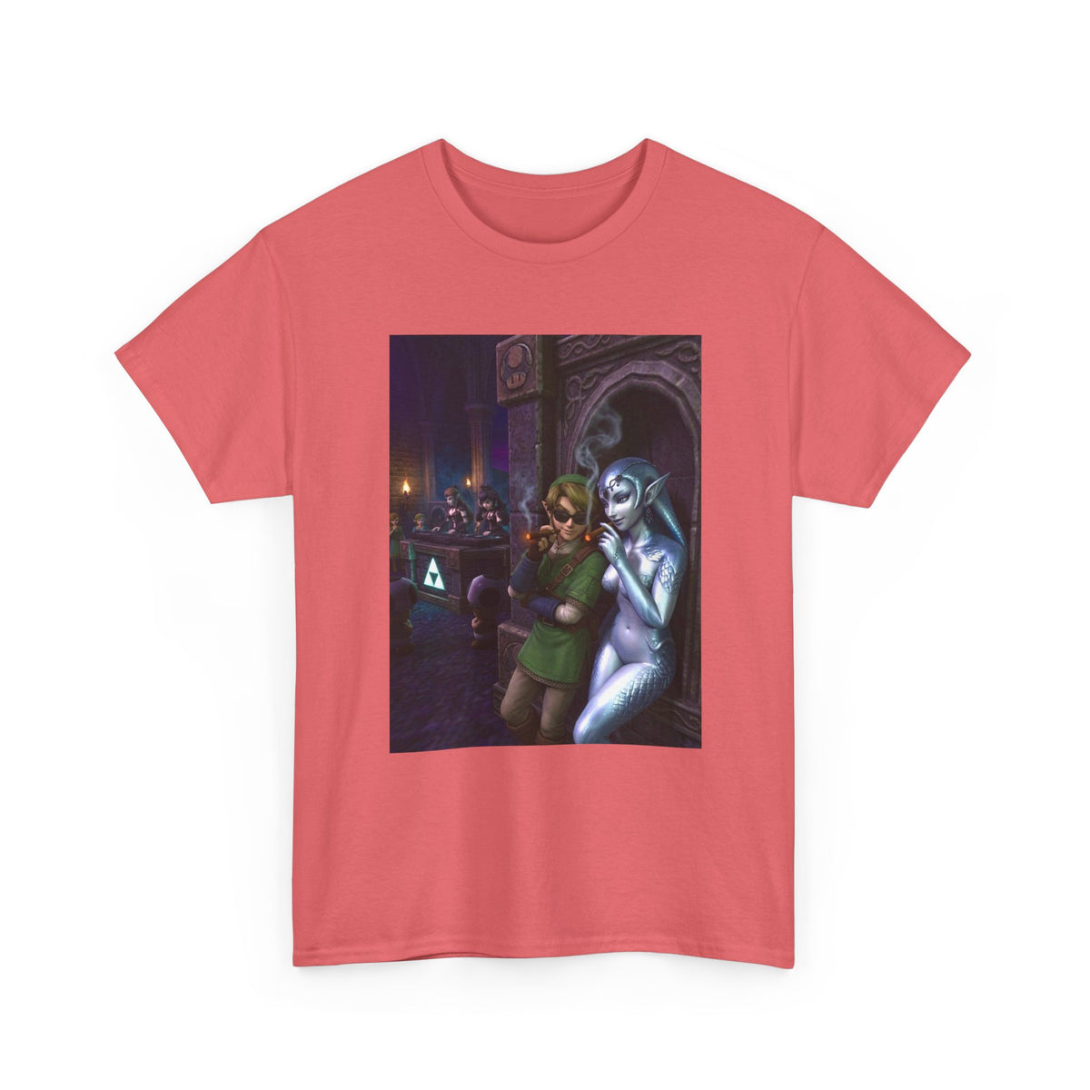 Link And Zora Princess Smoking In Club