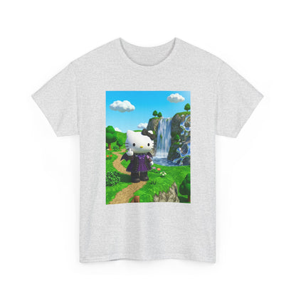 Goth Kitty Flipping Bird In Nature