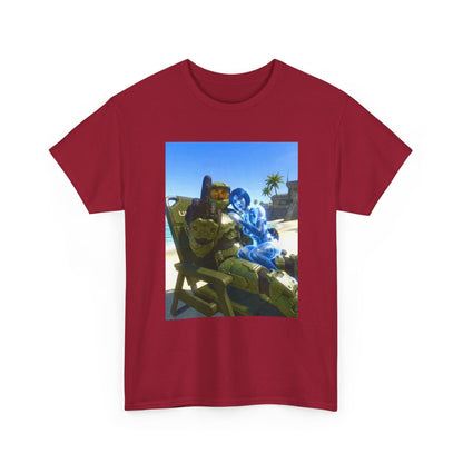Master Chief And Cortana Chillin' Beach Vibes