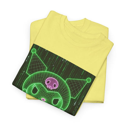 Wireframe Kuromi Flipping Off Tee