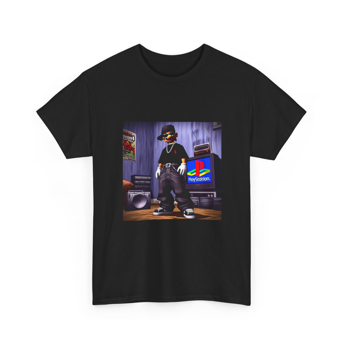 Gamer Mario Sporting Drip In His Room