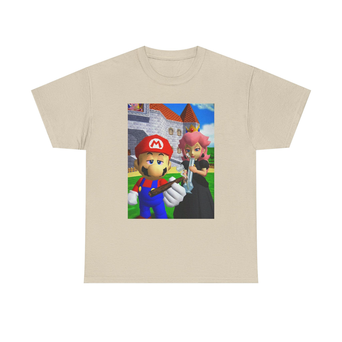 Mario And Peach Chilling At The Castle