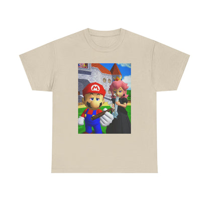 Mario And Peach Chilling At The Castle