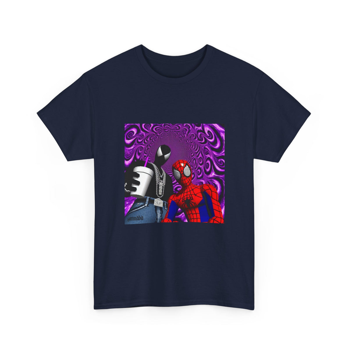 Symbiote & Spider-Man Lean Scene Tee