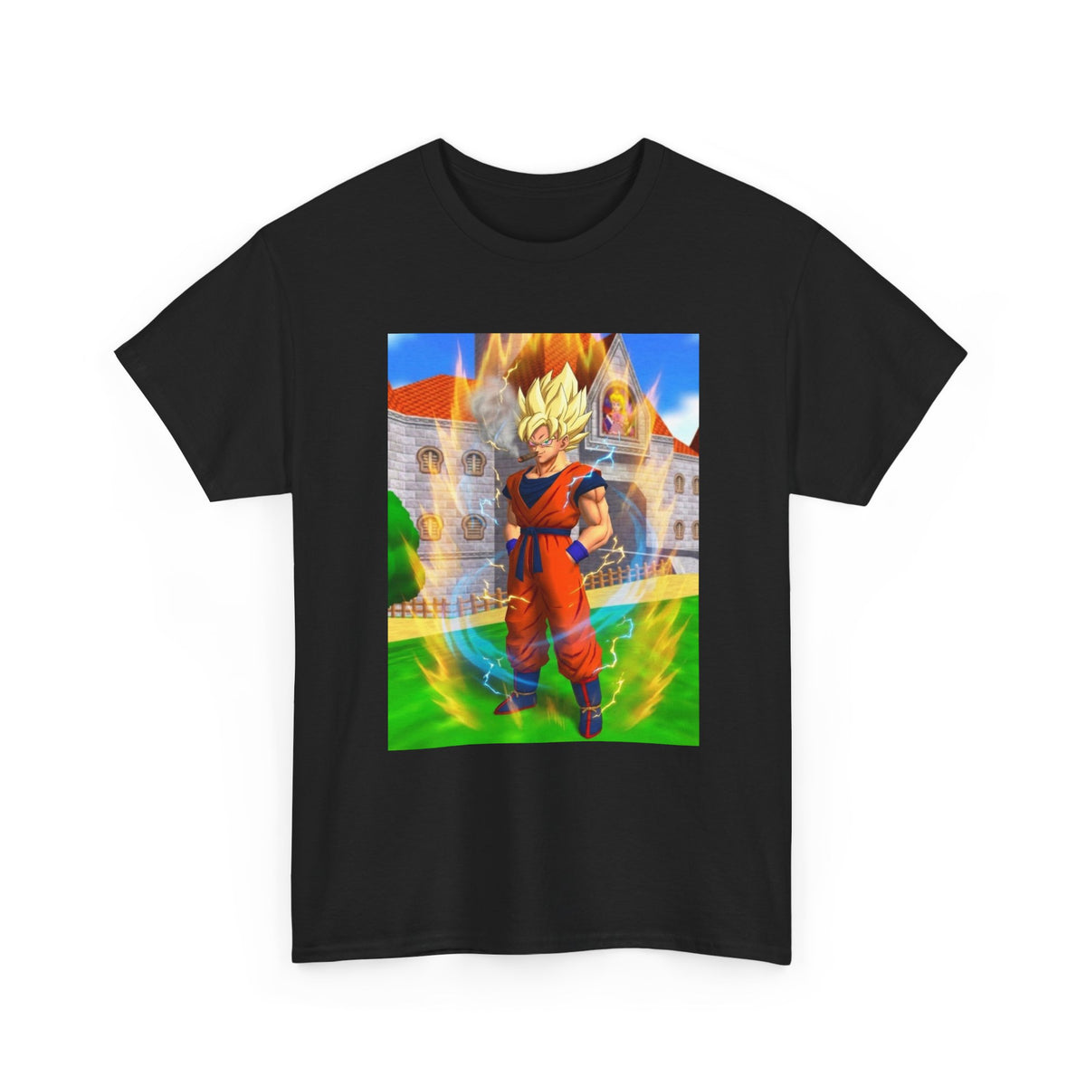Super Saiyan Smoking A Blunt Tee