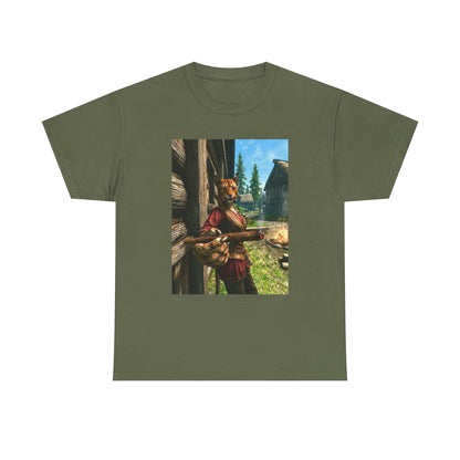 Khajiit Smoking Fat Blunt Tee