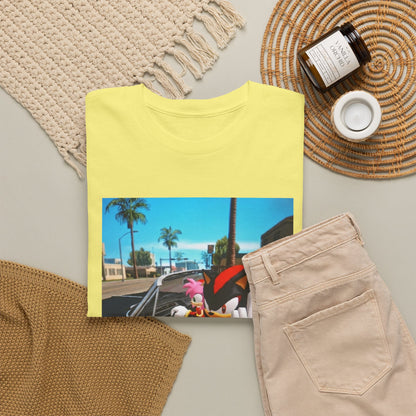 Shadow The Hedgehog Driving With Attitude Tee