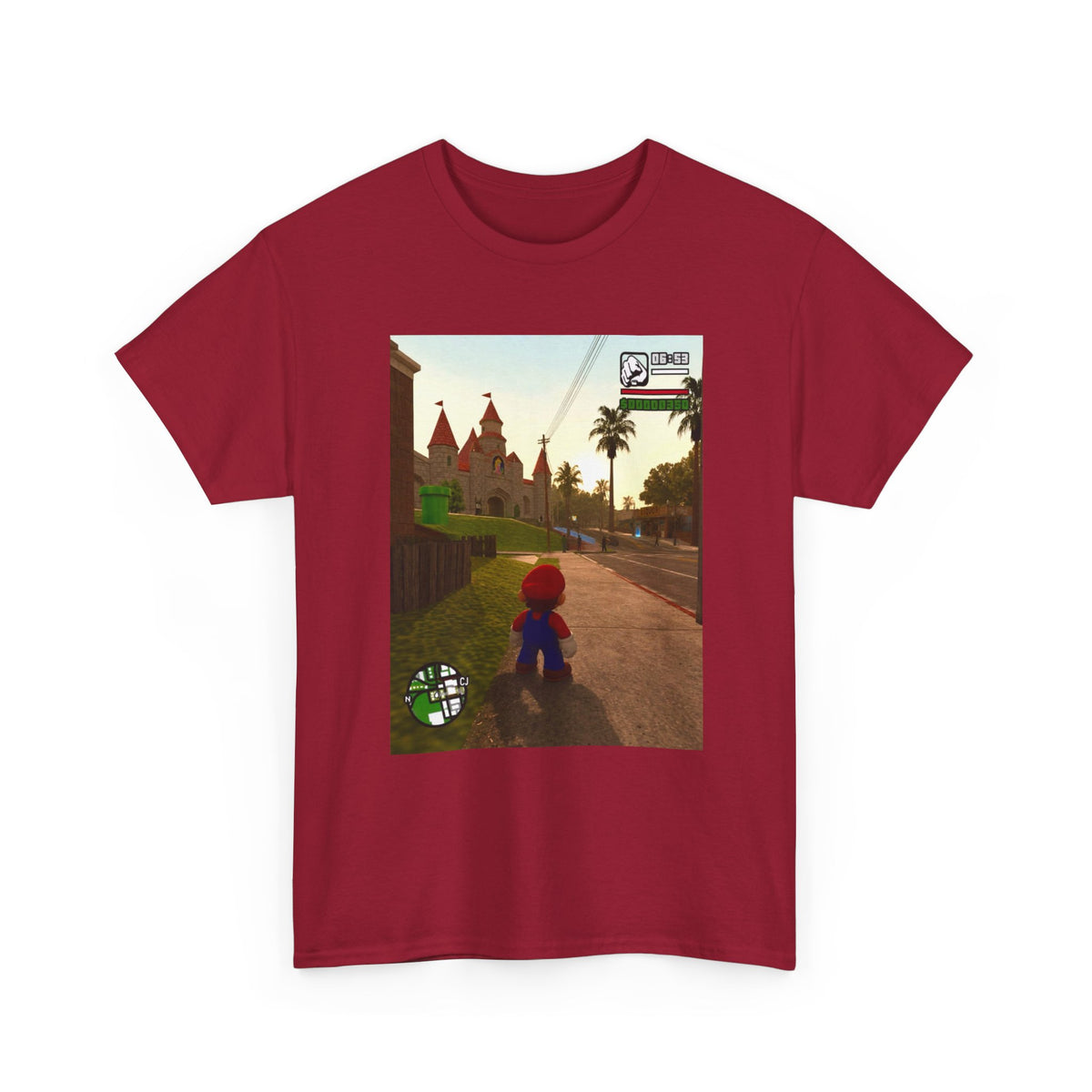 Mario In San Andreas Tee (Design 6)