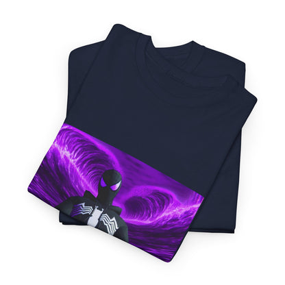 Black Spider-Man Chilling with Lean in Purple Haze