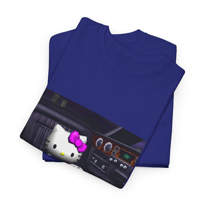 Kitty Pouring Purple Drank In Car Tee