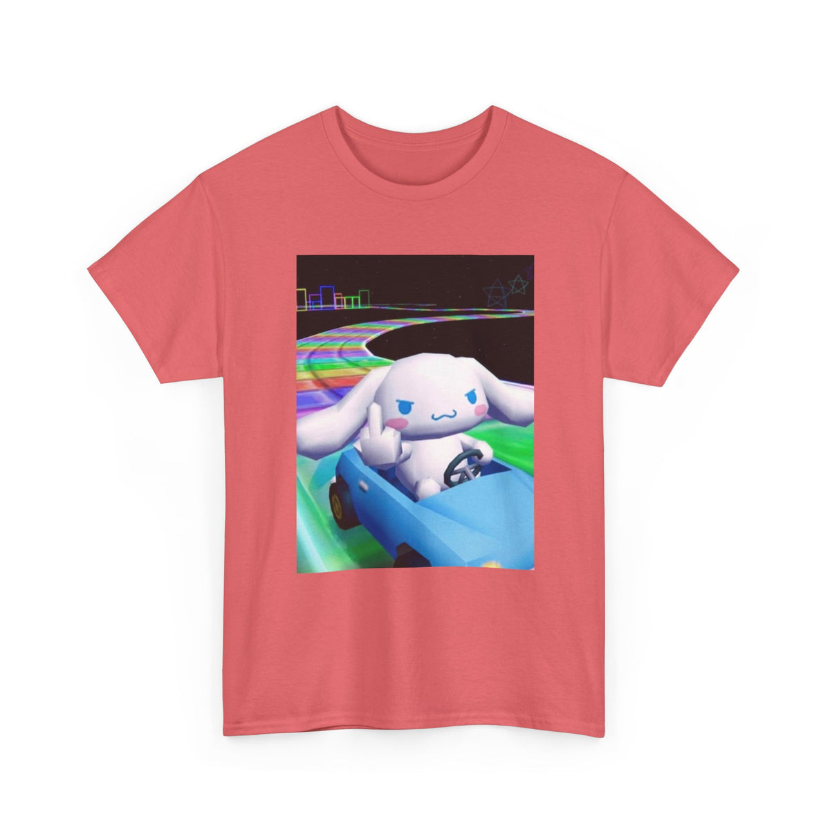 Cinnamoroll Kart Race Middle Finger Tee
