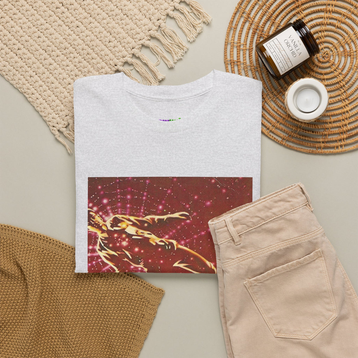 Dispersed Text Graphic Tee