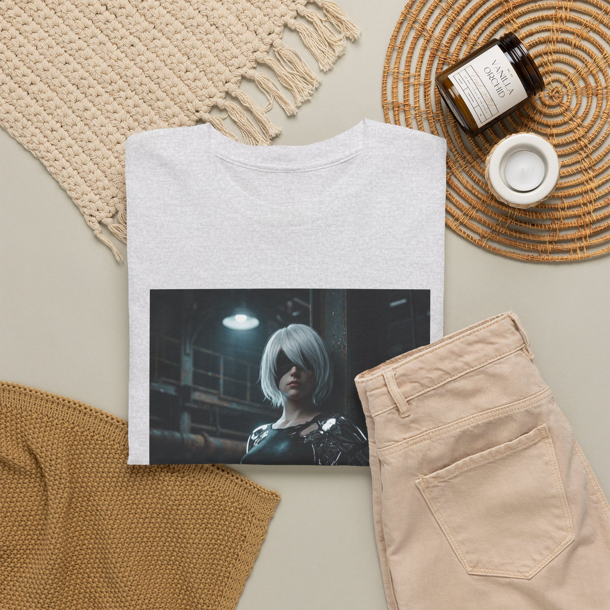 Android In Melted Chrome Cyberpunk Tee