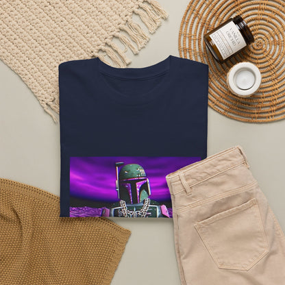 Boba Fett Sipping Purple In A Hypnotic Realm