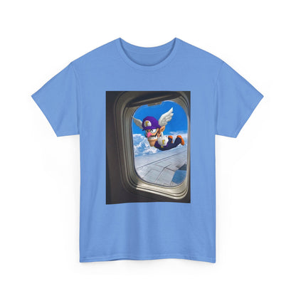 Waluigi Flipping The Bird Mid-Flight