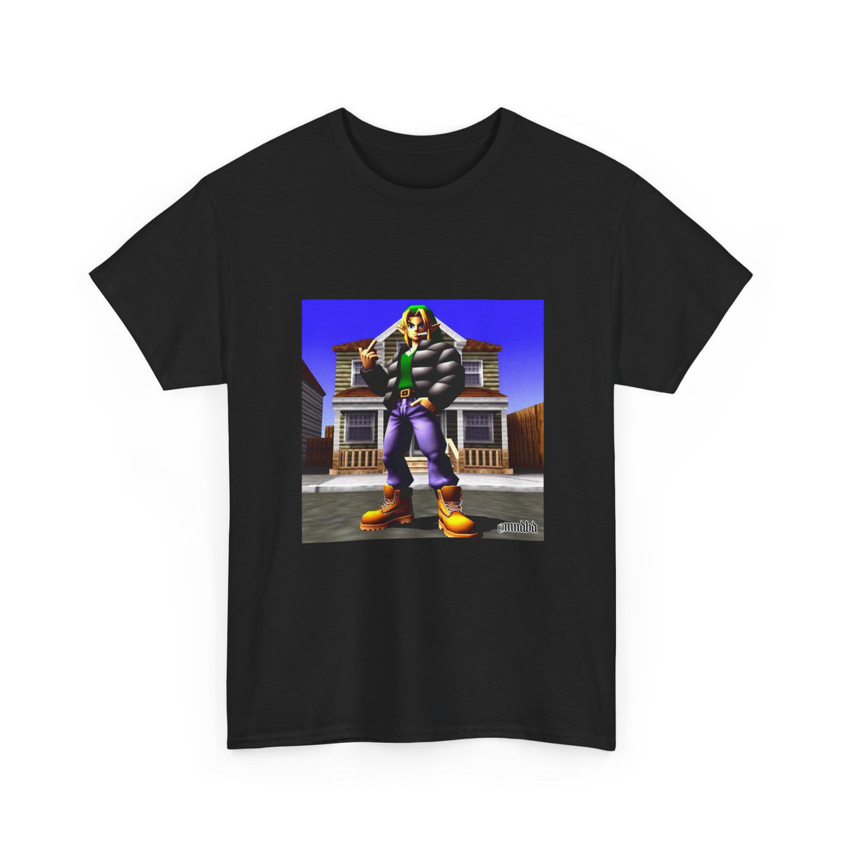 Link In Streetwear Flipping The Bird Tee
