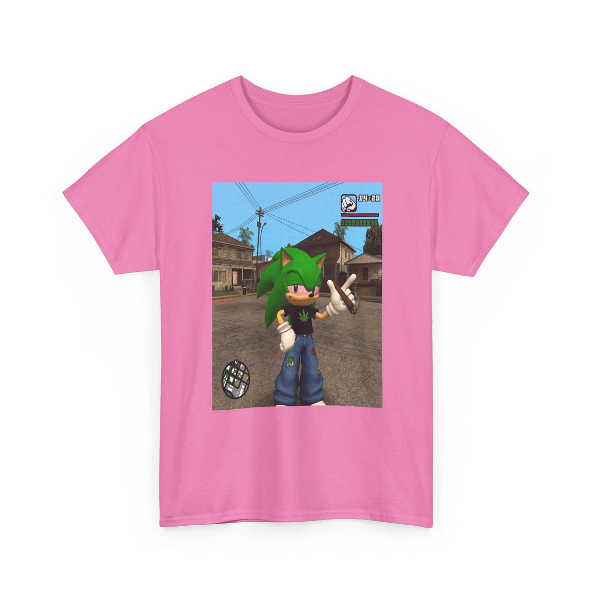Green Hedgehog Smoking Blunt In San Andreas