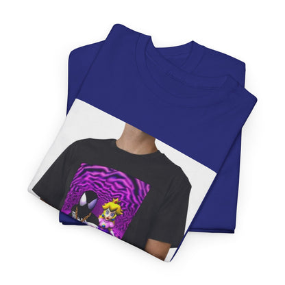 Symbiote And Princess On Purple Swirls