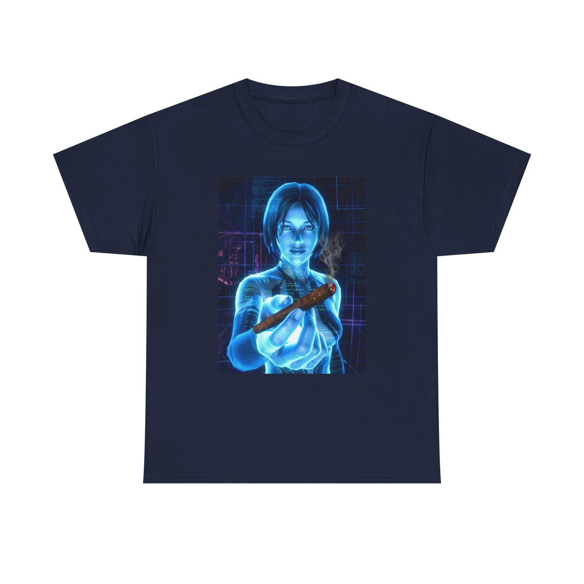 Holographic AI Offering You A Blunt Tee