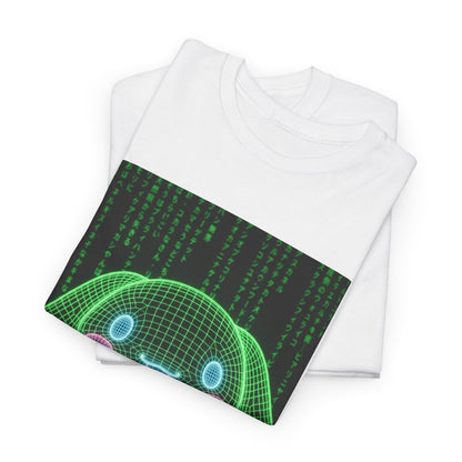 Wireframe Bunny Flips The Bird Tee